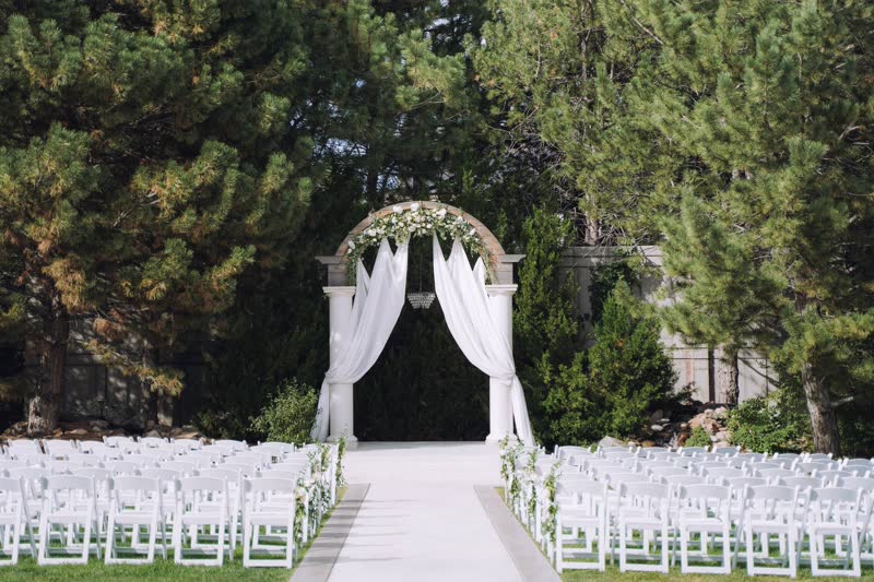 The Ballroom with crystal chandeliers